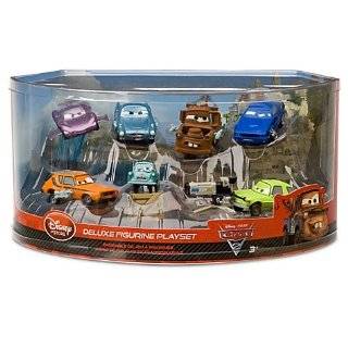  Deluxe Disney Cars 2 Figure Play Set    10 Pc. Toys 