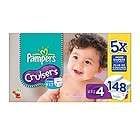 Pampers Cruisers, Size 4 (22 37 lbs.), 148 Diapers