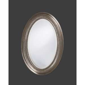  Resin Framed Oval Mirror 31H, 21W