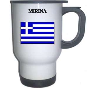  Greece   MIRINA White Stainless Steel Mug Everything 
