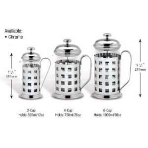  Mombasa Lounge Tea Press   Chrome