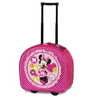  Disney Minnie Mouse Rolling Suitcase NEW 