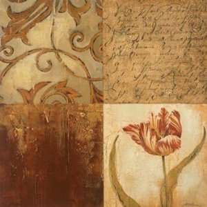 Tulip Manuscripts II   Poster by Liz Jardine (27.5x27.5 