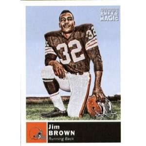  2010 Topps Magic MINI #205 Jim Brown   Cleveland Browns (Miniature 