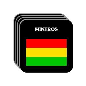  Bolivia   MINEROS Set of 4 Mini Mousepad Coasters 