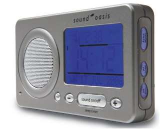 Sound Oasis Travel S 850 Sleep Machine System Alarm Clock 18 Therapy 