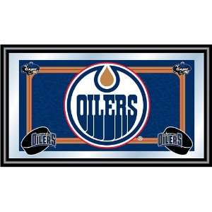  Trademark Edmonton Oilers Logo Mirror