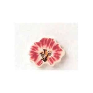  Mill Hill Button   Pink Pansy Flower (Special Order) Arts 