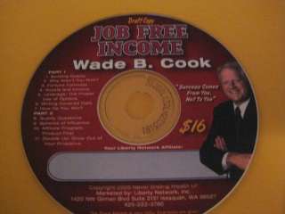 Wade Cook Job Free Income CD   Stock Market  