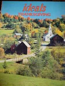 1985 Ideals Thanksgiving Issue Treasured Moments  