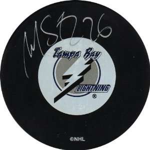  Martin St. Louis Tampa Bay Lightning Autographed Hockey 