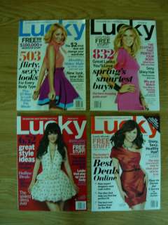 Lot of 4 LUCKY Magazines   Feb, Mar, Apr, May 2011  