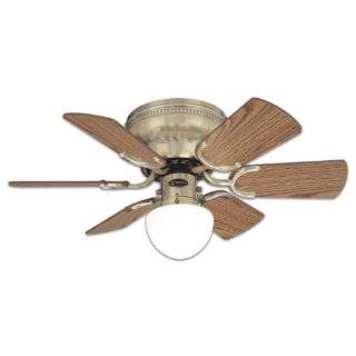   Speed Hugger Style Ceiling Fan with Light, White