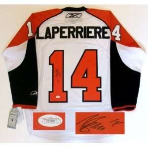 Ian Laperriere Signed Flyers 2010 Cup Jersey Jsa W  Sports 