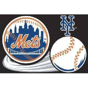  New York Mets Tufted Floor Rug   MLB Baseball Fan Shop Sports Team 