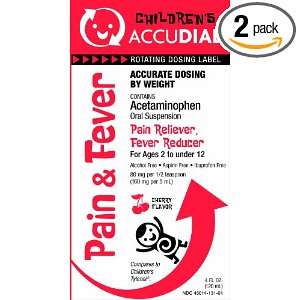  Accudial Childrens Pain & Fever Acetaminophen Suspension 