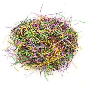 Purple, Green and Gold Prism Metallic Grass Shred 