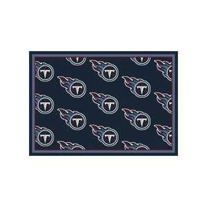  Tennessee Titans 7 8 x 10 9 Team Repeat Area Rug (Navy 