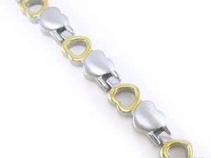 Womens Stainless Steel Magnetic Bracelet Variations  