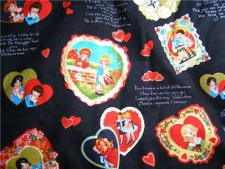 OLD FASHIONED MARCUS BROTHERS VALENTINE FABRIC  