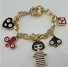 New Marc by M Jacobs Poker Cute Ugly Doll Bracelet（Gold）