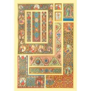   Buyenlarge Medieval Design with Figures 20x30 poster