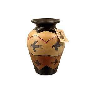  Ceramic vase, Inca Birds