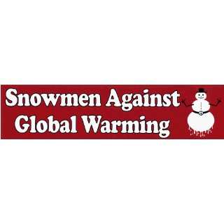  Snowmen Against Global Warming. Mini Sticker Arts, Crafts 