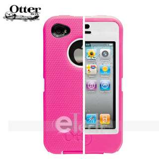   with Holster for Apple iPhone 4 4S PINK / WHITE  660543008217  
