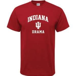 Indiana Hoosiers Cardinal Red Drama Arch T Shirt
