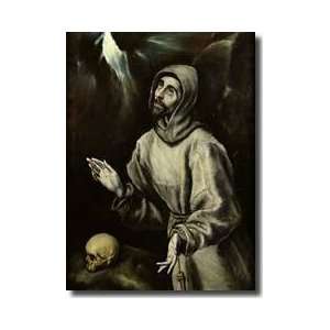 St Francis Of Assisi Receiving The Stigmata C1595 Giclee Print  