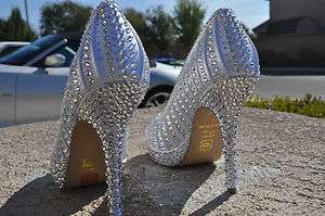 SWAROVSKI CRYSTAL HIGH HEELS Wedding shoes  