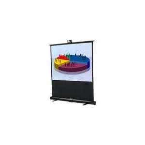  60 Manual Pull Up Screen 43 Ratio   White Office 