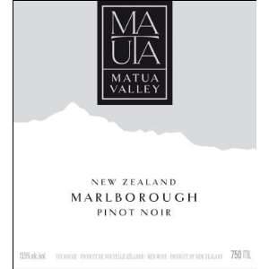  2010 Matua Valley Marlborough Pinot Noir 750ml Grocery 