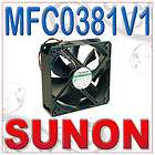 SUNON   MagLev Case Fan Model MFC0381V1 DC 12V 7.4W 0.62A 120mm x 