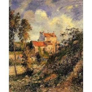   name Les Mathurins Pontoise, by Pissarro Camille