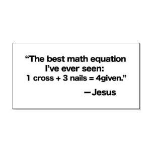  Best Math Equation Christian Large Poster by  