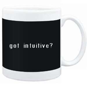Mug Black  Got intuitive?  Adjetives 