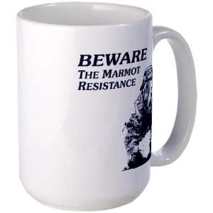  Save The Marmots Large Mug by  