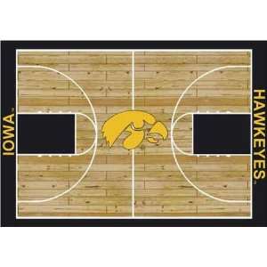  NCAA Home Court Rug   Iowa Hawkeyes