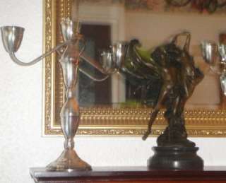   Pair of Duchin Creation Sterling Silver Candelabras Weighted  luscious