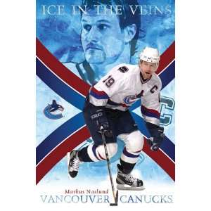 Markus Naslund (Ice in the Veins) Sports Poster Print   24 X 36
