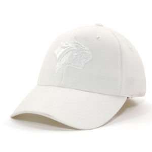  New Hampshire Wildcats NCAA White On White Tonal Hat 