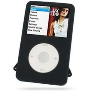  Silicone Skin Case for Apple iPod Classic (80GB) (Black 