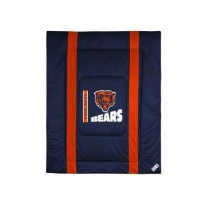  Chicago Bears Sideline Comforter   Full/Queen Bed Sports 
