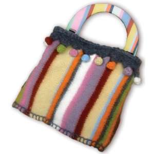  Knitwhits Marit Striped Felted Purse Kit  Arts, Crafts 