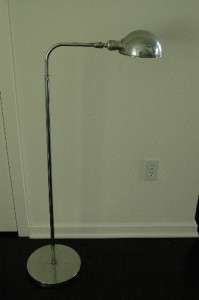 VTG Industrial Eames Koch & Lowy Era Chrome Floor Lamp  