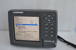 Lowrance LMS 525C GPS Receiver Sonar Fishfinder with LGC 3000 Antenna 