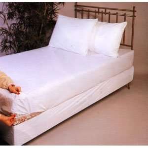  Soft Vinyl Fitted Mattress Cover, Queen Size
