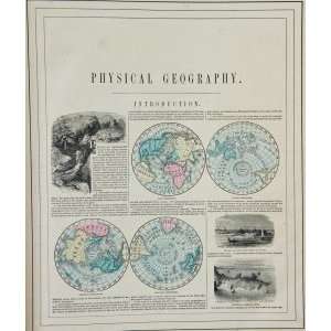  Johnson Map of Physical Geography (1863)